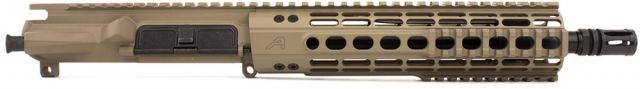 Aero Precision M4E1 Complete Upper Receiver AR-15 10.5 in Rifle Length Barrel 9 in Quad Rail Handguard No BCH/CH Magpul Cerakote Flat Dark Earth - Aero Precision