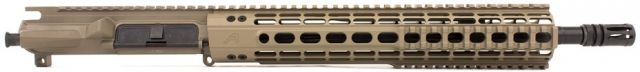 Aero Precision M4E1 Complete Upper Receiver AR-15 5.56x45mm NATO 14.5 in Mid Length Barrel 12 in Quad Rail Handguard No BCG/CH Magpul Cerakote Flat - Aero Precision