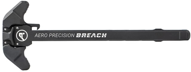 Aero Precision Breach Ambidextrous Charging Handle AR-15 5.56x45mm NATO Small Lever Anodized Black/Black - Aero Precision