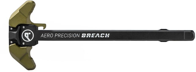 Aero Precision Breach Ambidextrous Charging Handle AR-15 5.56x45mm NATO Small Lever Anodized Black/OD Green - Aero Precision