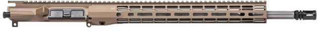 Aero Precision Complete Upper Receiver M4E1-T .223 Wylde 18in SPR - Fluted Rifle Length 1 in 8 1/2 x 28 15in A2 Flash Hider Cerakote FDE - Aero Precision