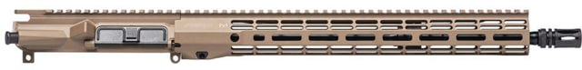 Aero Precision Complete Upper Receiver M4E1-T 5.56x45mm NATO 16in Pencil Mid Length 1 in 7 1/2 x 28 15in A2 Flash Hider Cerakote FDE - Aero Precision