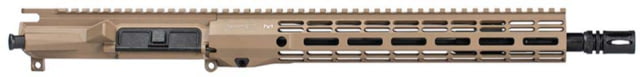 Aero Precision Complete Upper Receiver M4E1-T RM12.7 5.56x45mm NATO 13.9in Government Mid Length 1 in 7 1/2 x 28 12.7in A2 Flash Hider Cerakote FDE - Aero Precision