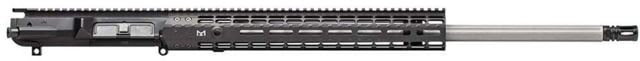 Aero Precision Complete Upper Receiver M5E1 24in Barrel 6.5mm Creedmoor Rifle Length 1-8 Twist 416R Stainless Steel EM15 Handguard Anodized Black - Aero Precision