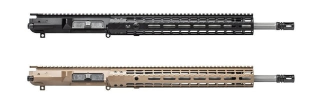 Aero Precision Complete Upper Receiver M5E1, .308 Winchester, 18in Fluted SS Barrel, Rifle Length w/ Gen II EM-15 Handguard, FDE, APAR308556M69 by USA Aero Precision AR15 Gun Upper Receivers