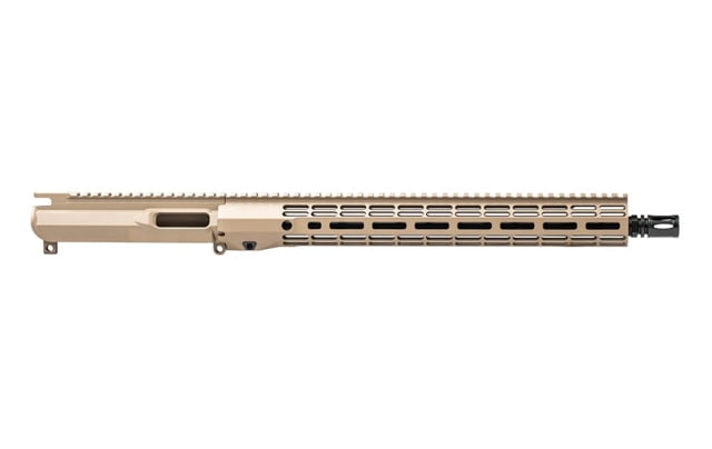 Aero Precision EPC-9 Threaded Complete Upper Receiver 16in 9mm w/ ATLAS R-ONE 15in Handguard FDE - Aero Precision