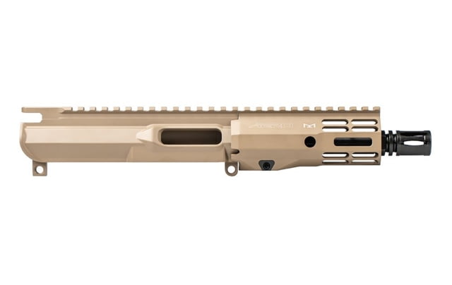 Aero Precision EPC-9 Threaded Complete Upper Receiver 5.5in 9mm w/ ATLAS R-ONE 4.8in Handguard FDE - Aero Precision