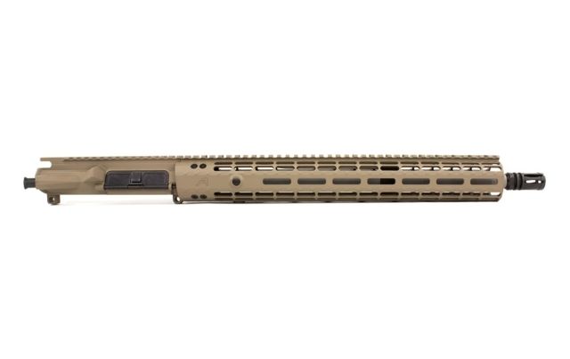 Aero Precision M4E1 Complete Upper Receiver .223 Wylde Mid Barrel EM-15 HG No BCG/Charging Handle Gen 2 FDE Cerakote 16in APAR600252M9 - Aero Precision