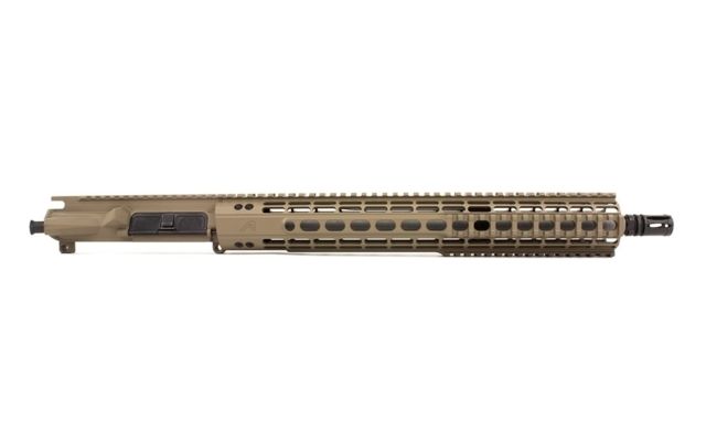 Aero Precision Complete Upper Receiver M4E1 .223 Wylde Mid Barrel EQ-15 HG No BCG/Charging Handle Gen 2 FDE Cerakote 16in APAR600252Q9 - Aero Precision