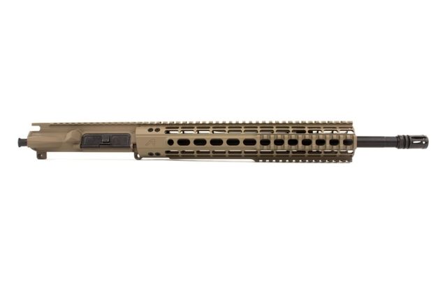 Aero Precision M4E1 Mid Barrel Complete Upper Receiver w/Flash Hider AR-15 5.56x45mm NATO 16in Mid Length Barrel 12in Quad Rail Handguard No BCG/CH - Aero Precision