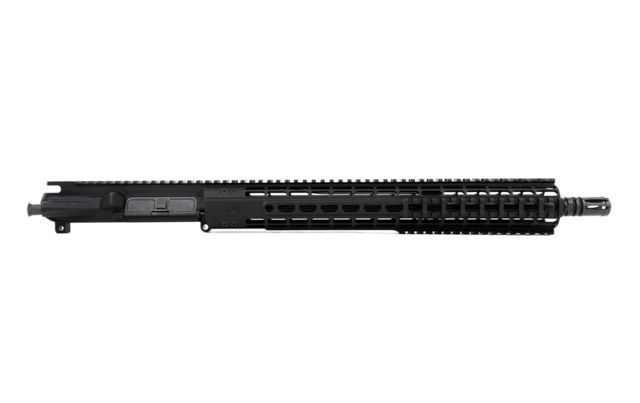 Aero Precision M4E1 Mid Barrel Complete Upper Receiver w/Flash Hider AR-15 5.56x45mm NATO 16in Mid Length Barrel 15in Quad Rail Handguard No BCG/CH - Aero Precision