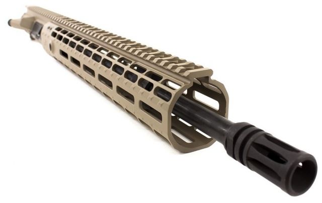 Aero Precision Complete Upper Receiver M4E1 14.7in 5.56 Mid Pencil Barrel EM-12 HG Gen 2 FDE Cerakote - Aero Precision