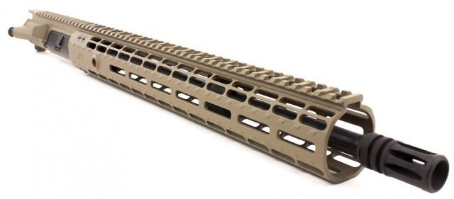 Aero Precision Complete Upper Receiver M4E1 16in 5.56 Mid Pencil Barrel EM-15 HG Gen 2 FDE Cerakote - Aero Precision