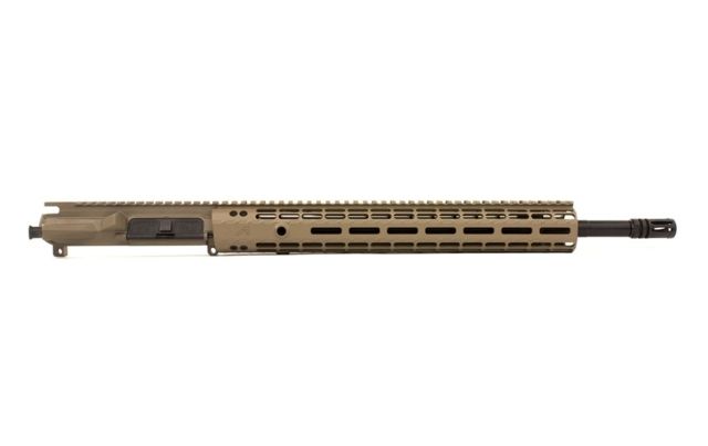 Aero Precision M4E1 Complete Upper Receiver AR-15 18 in Rifle Length Barrel 15 in M-LOK Handguard No BCH/CH Magpul Cerakote Flat Dark Earth - Aero Precision