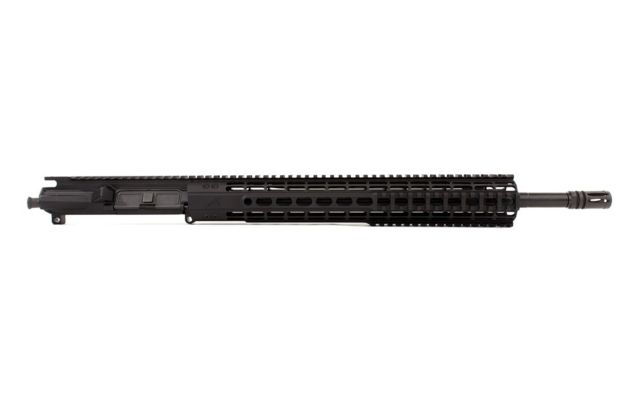 Aero Precision M4E1 Complete Upper Receiver AR-15 18 in Rifle Length Barrel 15 in Quad Rail Handguard No BCH/CH Anodized Black - Aero Precision