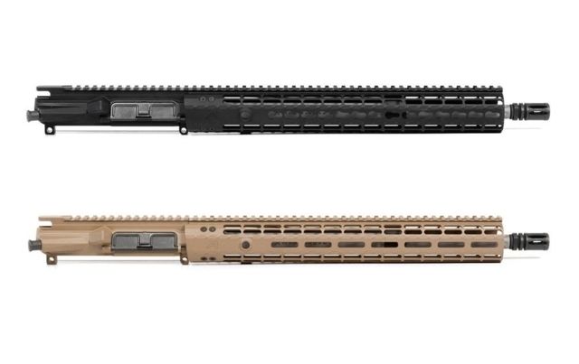 Aero Precision Complete Upper Receiver, M4E1-E, 16in, .223 Wylde Fluted Barrel, EM-15 Handguard Gen 2, Anodized Black, APAR640232M50 by USA Aero Precision AR15 Gun Upper Receivers