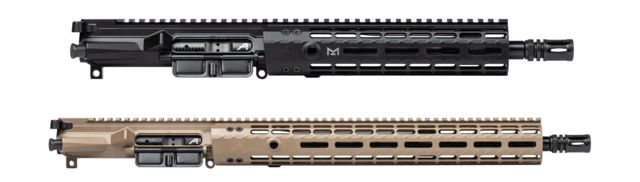 Aero Precision M4E1-E Complete Upper, 10.5in 5.56 BRL, EM-9 Gen2 HG, Anodized W/BCG/CH, Black, APAR900000 by USA Aero Precision AR15 Gun Upper Receivers