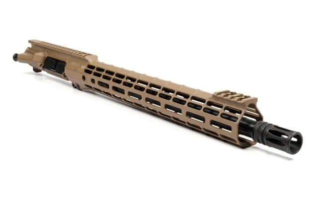 Aero Precision Complete Upper Receiver M4E1-T .300 16in Blackout Barrel 12in M-LOK ATLAS S-ONE Handguard Flat Dark Earth Cerakote Anodized Black - Aero Precision