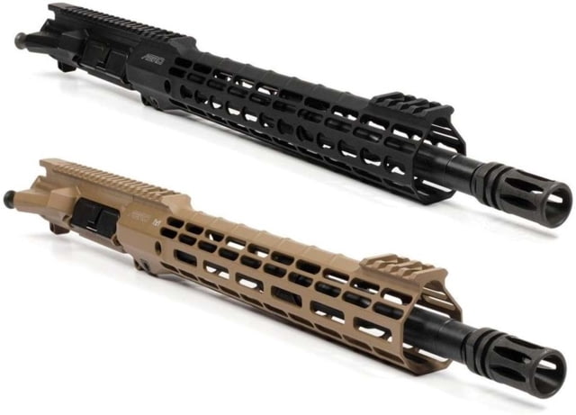 Aero Precision Complete Upper Receiver, M4E1-T, 14.5in, 5.56 Carbine Length Barrel, 12in M-LOK ATLAS S-ONE Handguard, Flat Dark Earth, APAR700314M32 by USA Aero Precision AR15 Gun Upper Receivers