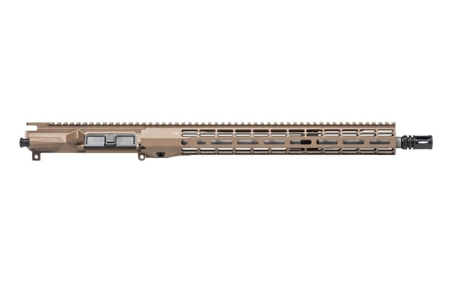 Aero Precision M4E1 Threaded .223 Wylde Complete Upper Receiver 16in Mid-Length Barrel 1-8 Twist A2 Flash Hider ATLAS R-ONE Handguard FDE Cerakote - Aero Precision