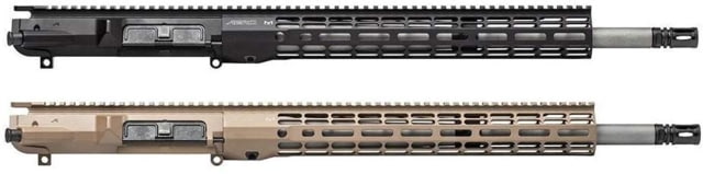 Aero Precision M5 Complete Upper Receiver, 18in 6.5 Creedmoor SS Mid-Length Barrel, w/ATLAS R-ONE 15in M-LOK Handguard, Anodized, Black, APAR538705M44 by USA Aero Precision AR15 Gun Upper Receivers