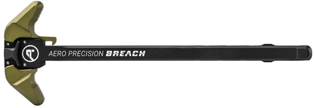 Aero Precision Breach AmbidextroUSA Charging Handle, AR-10/M5, .308 Winchester, Large Lever, Anodized Black/OD Green, APRA700331C by USA Aero Precision AR15 Gun Upper Parts