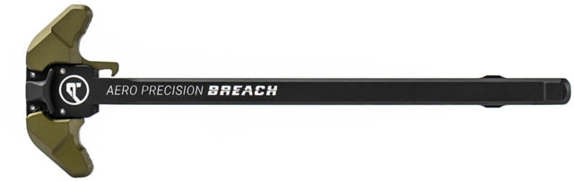 Aero Precision Breach Ambidextrous Charging Handle AR-10/M5 .308 Winchester Small Lever Anodized Black/OD Green - Aero Precision