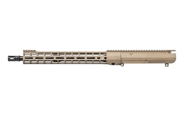 Aero Precision M5 Complete Upper Receiver 16in .308 CMV Mid Barrel w/ATLAS S-ONE 15in M-LOK Handguard Anodized Flat Dark Earth - Aero Precision