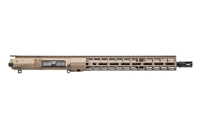 Aero Precision M5 Complete Upper Receiver 16in .308 Mid Barrel w/ATLAS R-ONE 15in M-LOK Handguard Anodized Flat Dark Earth - Aero Precision