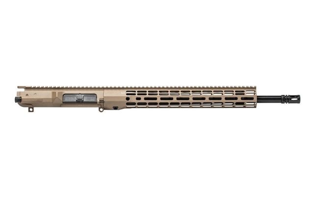 Aero Precision M5 Complete Upper Receiver 18in .308 Rifle Barrel w/ATLAS R-ONE 15in M-LOK Handguard Anodized Flat Dark Earth - Aero Precision