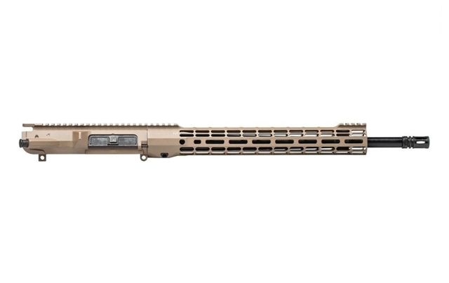 Aero Precision M5 Complete Upper Receiver 18in .308 Rifle Barrel w/ATLAS S-ONE 15in M-LOK Handguard Anodized Flat Dark Earth - Aero Precision