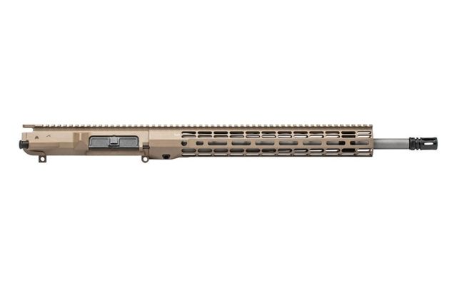 Aero Precision M5 Complete Upper Receiver 18in .308 SS Rifle Barrel w/ATLAS R-ONE 15in M-LOK Handguard Anodized Flat Dark Earth - Aero Precision