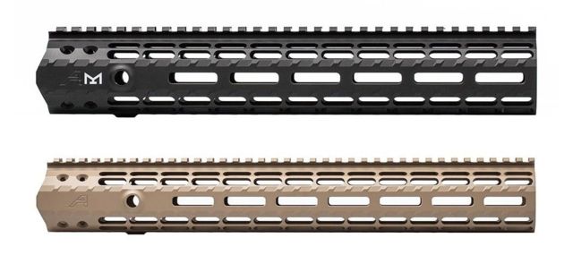 Aero Precision M5 Gen 2 Enhanced M-LOK Handguard, 12.7in, Anodized Kodiak Brown, APRA308492C by USA Aero Precision AR15 Gun Handguards & Forends