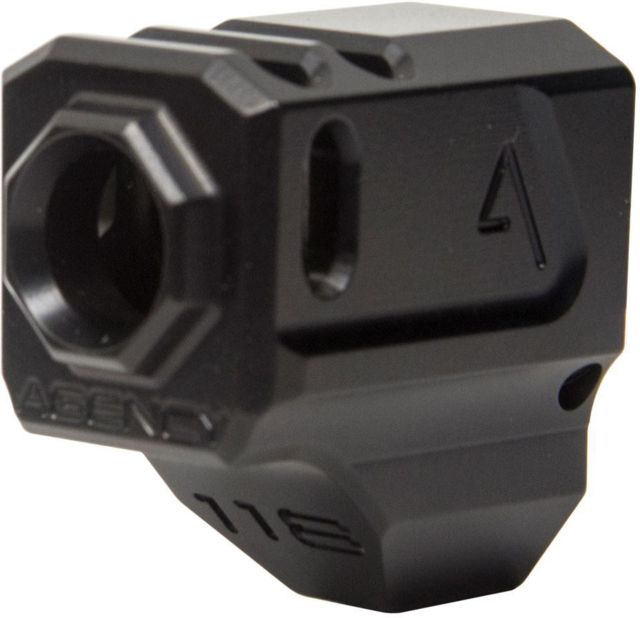 Agency Arms 118 Dual Port Smith & Wesson M&P9 1.0 Barrel Compensators Black - Agency Arms