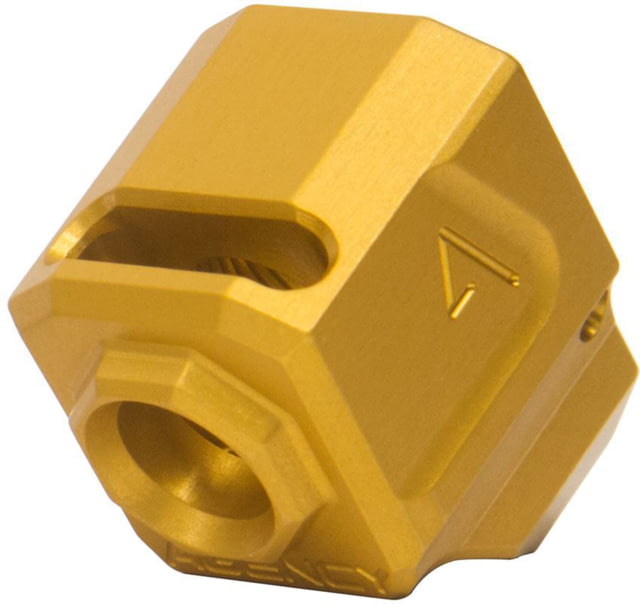 Agency Arms 118 Single Port Smith & Wesson M&P9 M2.0 Barrel Compensators Gold - Agency Arms