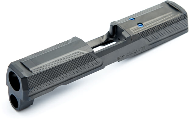 Agency Arms Compact/X-Carry Compatible Syndicate S2 Slide DLC for P320 Black - Agency Arms