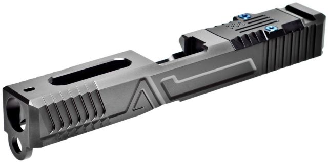 Agency Arms Hybrid Special Stripped Precut Glock 17 Pistol Slide Gen 3 Compatible Black - Agency Arms