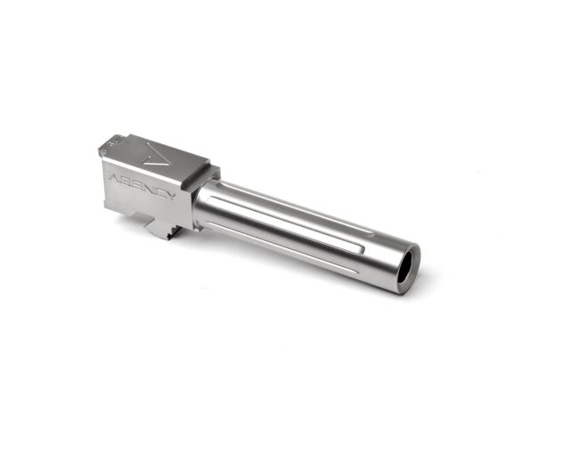 Agency Arms Mid Line Match Grade Drop-In Barrel Fluted Glock 19 Gen5 Stainless Steel - Agency Arms