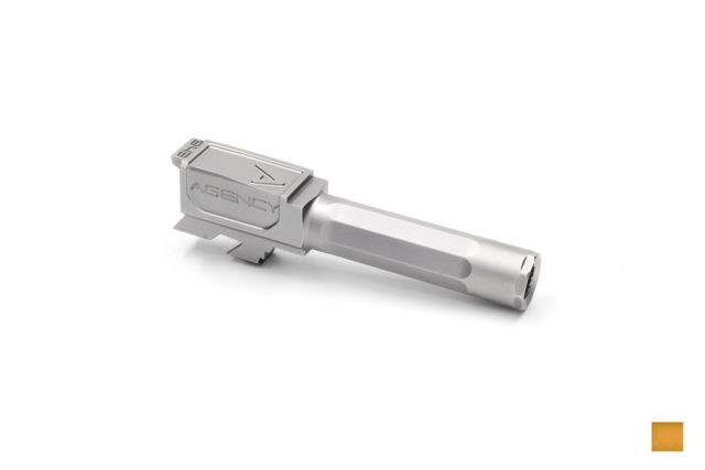 Agency Arms Premier Line Match Grade Drop-In Barrel Fluted Glock 34 Gold Titanium Nitride - Agency Arms