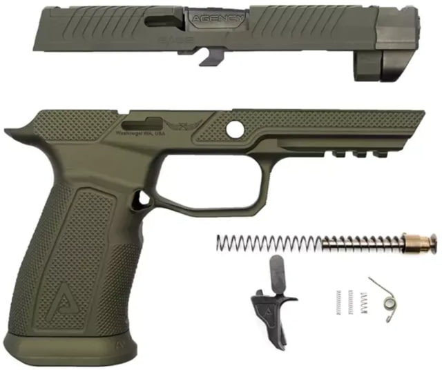 Agency Arms Sage P320 9mm Conversion Caliber Kit OD Green 0 - Agency Arms