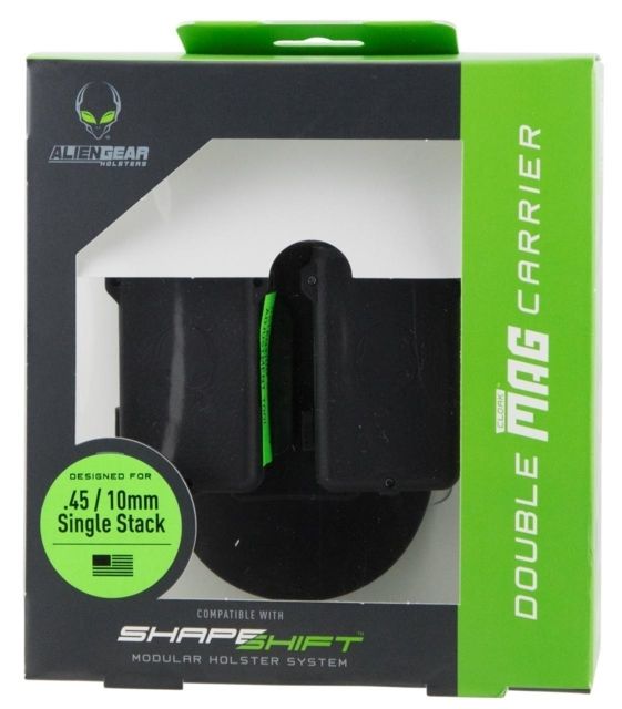 AGH CMCD-3-3-R-15 DOUBLE MAG POUCH 45A SNG STACK CMCD33R15 by USA Alien Gear Holsters Pistol Magazine Pouches