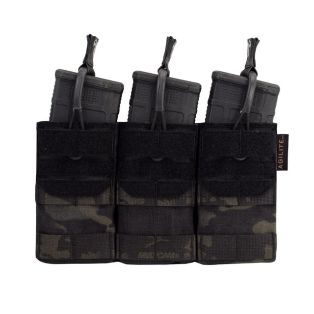 Agilite AG3 Molle 5.56 Triple Mag Pouch Multicam Black