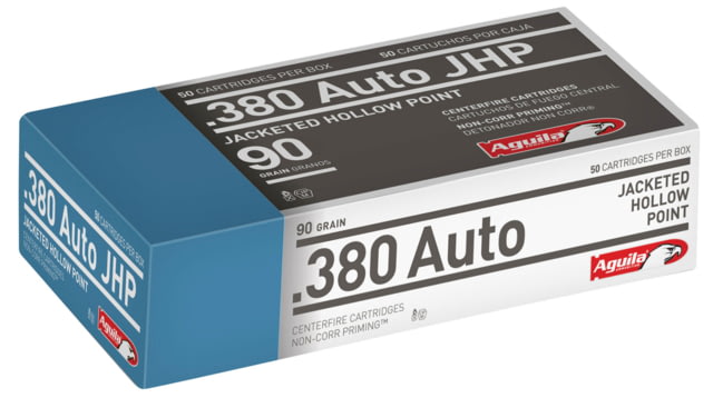 ila .380 ACP 90 Grain Jacketed Hollow Point Pistol 50 Rounds Ammo