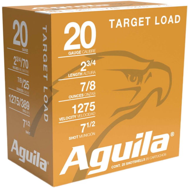ila Ammunition 20 Gauge 2-3/4 7/8oz 1275fps #7.5 Shot Shotgun 25 Rounds Ammo