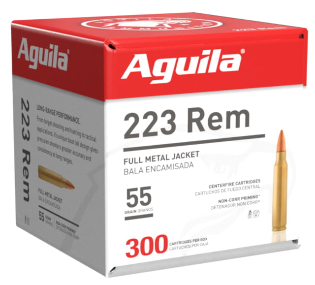ila Ammunition .223 Remington 55 Grain Full Metal Jacket Brass Case Rifle 300-Rounds Ammo