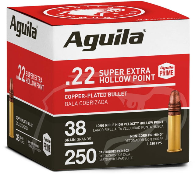 ila Ammunition 22LR 38 Grain Copper Plated Hollow Point Brass Case 250 Rounds Ammo