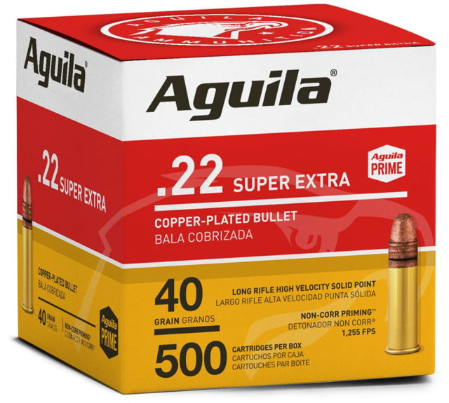 ila Ammunition .22LR 40 Grain Plated Lead Round Nose Brass Case 500 Rounds Ammo