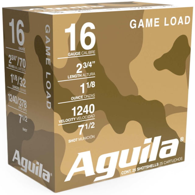 ila Ammunition Field 16 Gauge 1 1/8 Oz 2 3/4in Centerfire Shotgun 25 Rounds Ammo