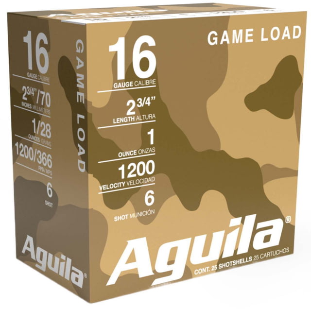 ila Ammunition Field 16 Gauge 1 Oz 2 3/4in Centerfire Shotgun 25 Rounds Ammo