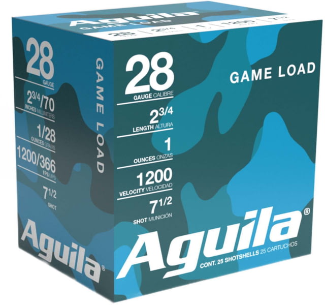 ila Ammunition Shotshell 28 Gauge 1oz #7.5 Shotgun 25 Rounds Ammo